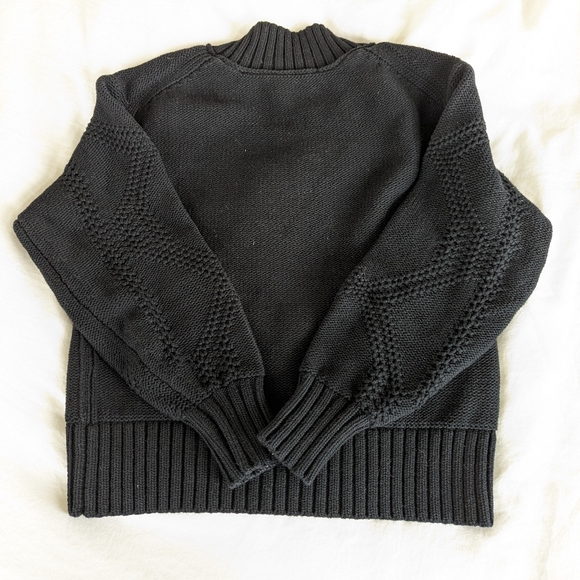 The Texture Cotton Cable Sweater - Picture 4 of 7